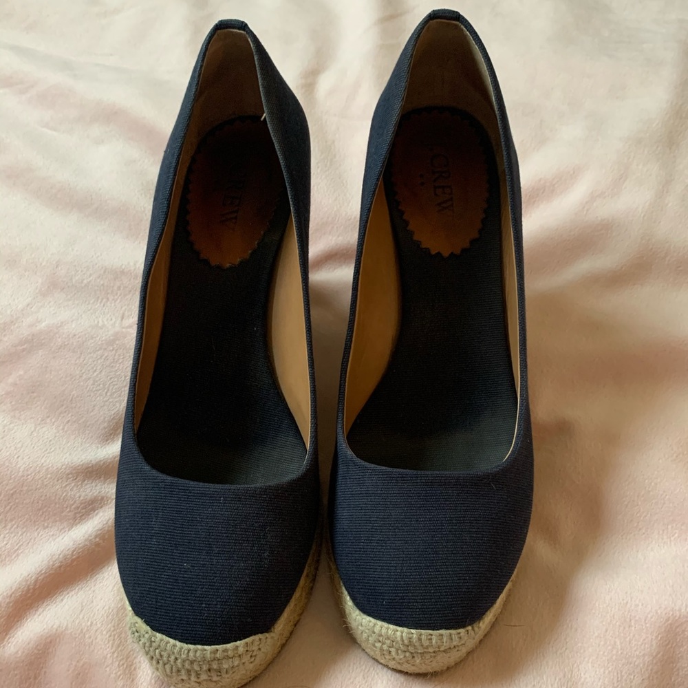 J.Crew Factory Wedged Espadrilles